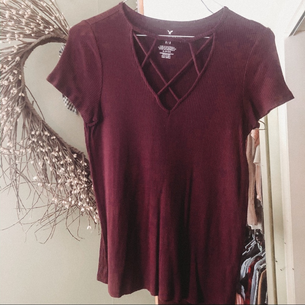 Women’s American eagle top small